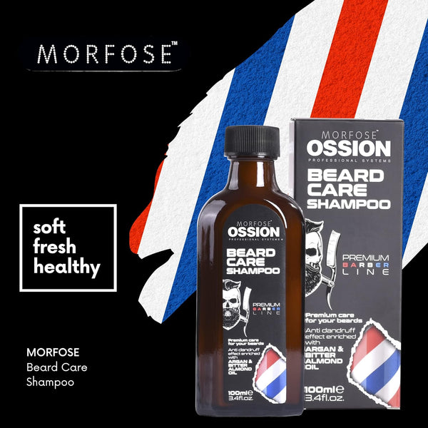 Morfose Ossion Beard Care Shampoo - 100ml: Cleanse & Nourish Your Beard