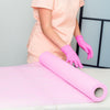 Globalstar Disposable Non-Woven Bed Roll Pink 80cm*180cm - Awarid UAE
