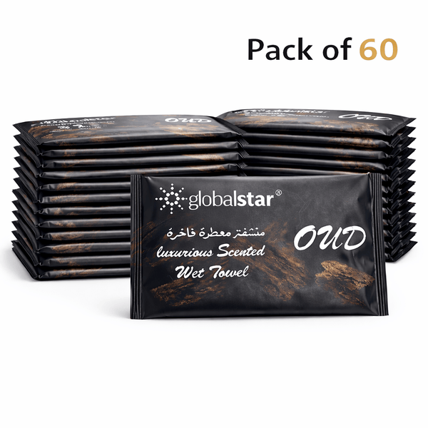 Globalstar All-Purpose Refreshing Wet Towels – Versatile and Scented Cotton Towels for a Refreshing and Hygienic Experience