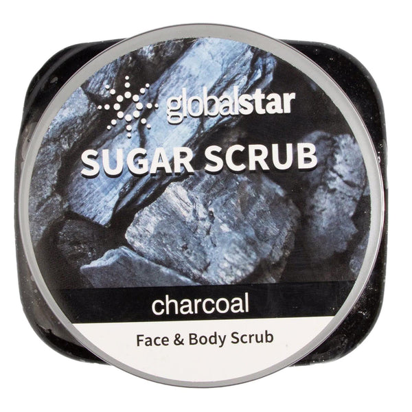 Globalstar Face & Body Sugar Scrub Charcoal 600g - Awarid UAE