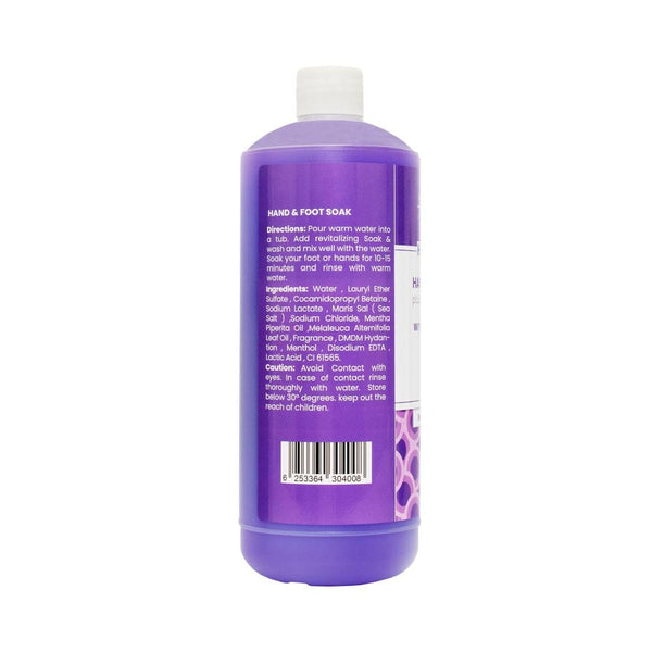 Globalstar Hand & Foot Soak With Pure Essential Oils & Sea Salt Lavender 1000ml