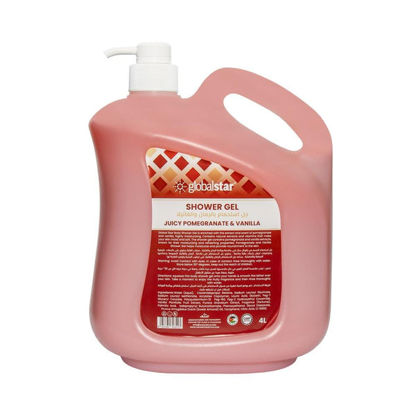 Globalstar Juicy Pomegranate & Vanilla Shower Gel 4L