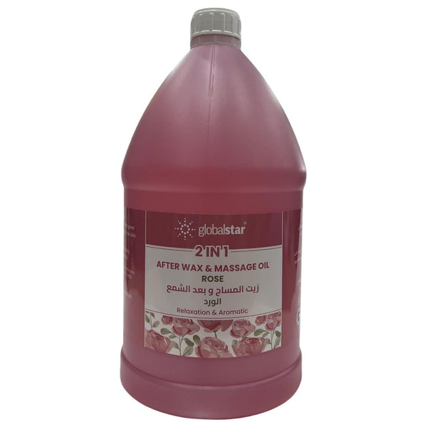Globalstar 2 in 1 After Wax & Massage Rose Oil Extract 3.8L