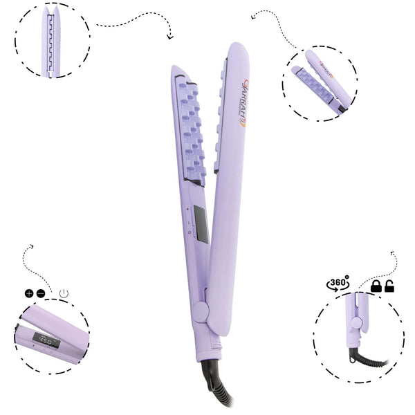 Gjarrah Ceramic Hair Straightener – Professional 100-240V Dual Voltage, High-Performance Styling Tool with Advanced Heat Technology