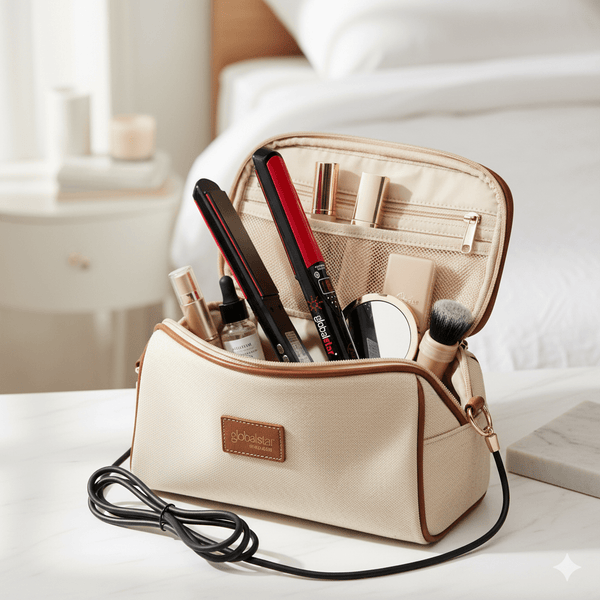 Globalstar FL-1001g Hair Straightener – Salon-Grade, Digital Display, Ultra High Heat, 60 Min Safety