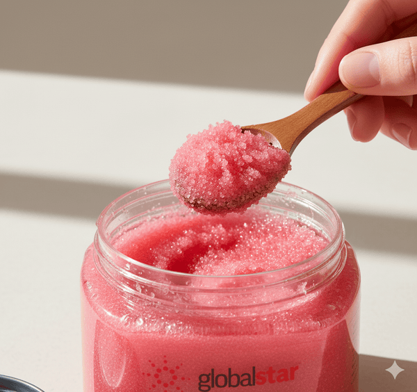 Globalstar Pomegranate Sugar Scrub 600g – Deep Exfoliating and Moisturizing Body Scrub