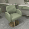 Globalstar Green Stainless Steel Base Styling Chair - Ergonomic Salon Chair with 360° Swivel