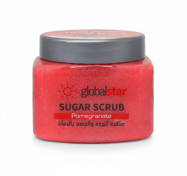 Globalstar Pomegranate Sugar Scrub 600g – Deep Exfoliating and Moisturizing Body Scrub