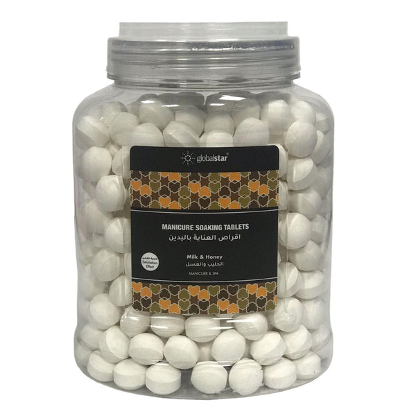 Globalstar Manicure Soaking Tablets Milk And Honey 1000g - Awarid UAE