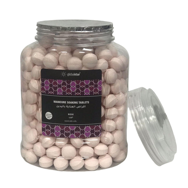 Globalstar Manicure Soaking Tablets Rose 1000g - Awarid UAE
