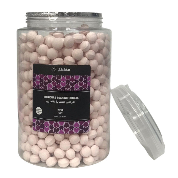 Globalstar Manicure Soaking Tablets Rose 2800g - Awarid UAE