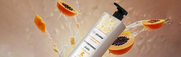 Globalstar Shea Butter & Papaya Conditioner – Hydrating & Nourishing Hair Care for Soft, Healthy Hair – 1000ml