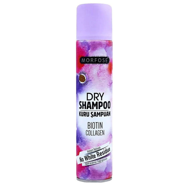 Morfose 200ml Extra Volumizing Dry Shampoo - Biotin & Collagen Formula, No White Residue