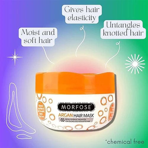 Morfose Argan Hair Mask 500ml - Ultimate Nourishing Treatment for Silky Smooth Hair