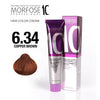 Morfose 6.34 Copper Brown Hair Color Cream (100ml): Rich & radiant copper hair color with Argan Oil.pen_spark