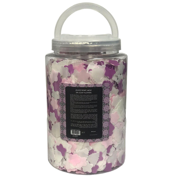 Globalstar Spa Soap Flowers For Hands, Feet And Body Lavender Scent 800g - Awarid UAE