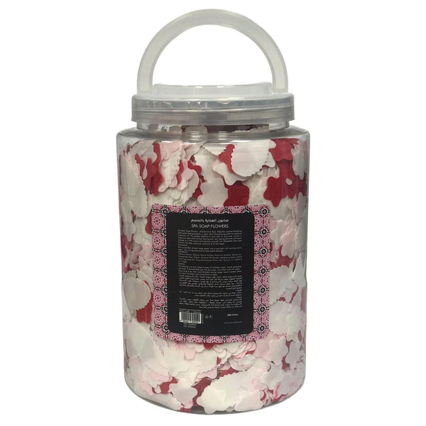 Globalstar Spa Soap Flowers For Hands, Feet And Body Rose Scent 800g - Awarid UAE