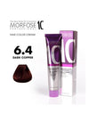 Morfose 10 Hair Color Cream in 6.4 Dark Copper (100ml) -Embrace Fiery Brilliance