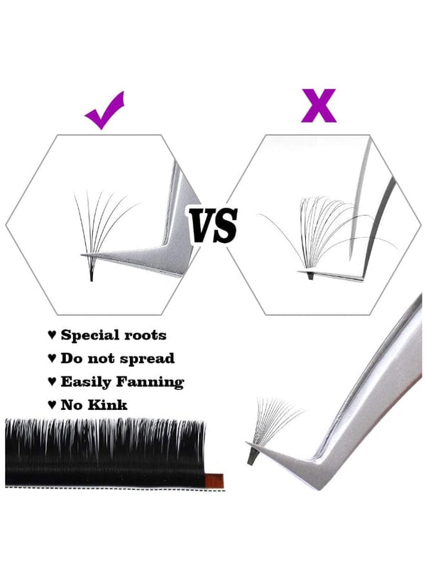 Globalstar Fan Lashes 0.10D Mix - Professional Perfection