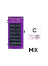 NAGARAKU 0.03mm C Curl 7-15mm Mix Tray - Natural Faux Mink Mega Volume Lashes