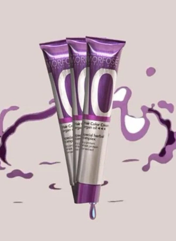 Morfose 9.1 Light Ash Blonde Hair Color Cream with Camellia, Argan & Macadamia Oils