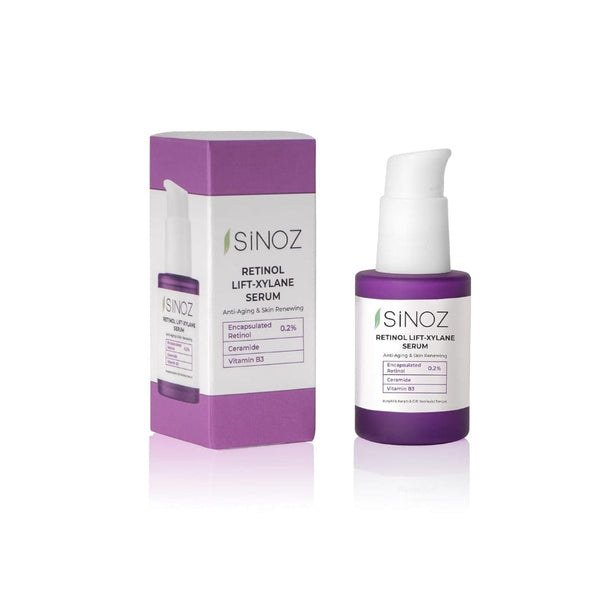 Sinoz Retinol Lift-Xylane Serum – Encapsulated Retinol for Anti-Wrinkle & Skin Renewal, 30ml