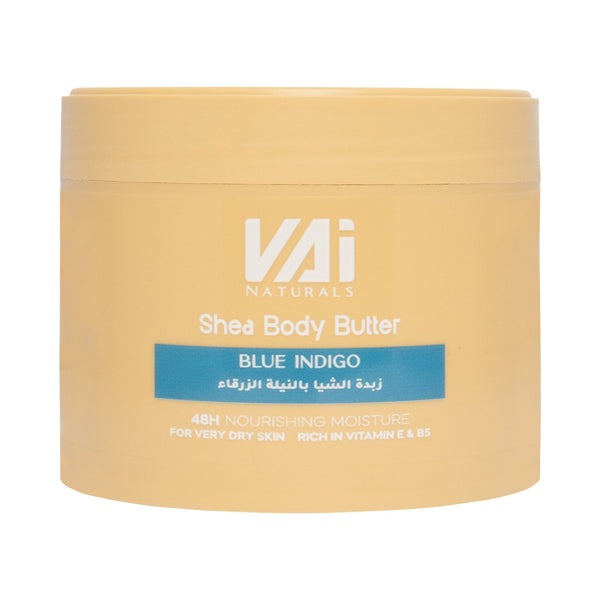 Vai Naturals Blue Indigo Shea Butter – Intense Moisture & Radiance for Dry Skin, 48H Nourishment
