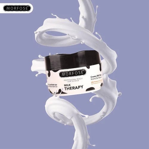 Morfose Milk Therapy Creamy Milky Mask - Deeply Nourishing Protein-Rich Hair Repair (250ml)