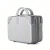 Globalstar Portable Hard Shell Cosmetic Travel Case – Mini ABS Makeup Bag with Elastic Band
