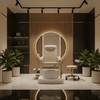 Globalstar Luxury Light Beige Pedicure Chair – Cup Holder, Synthetic Leather & Comfort Sponge