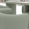 Globalstar Green Manicure Table Set – Single Seat with Two Chairs, Sintered Stone Top, USB Charger and Storage