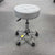 Global Star Grey PU Leather Rolling Stool Chair: Height adjustable, comfortable seating for office, salon, spa.pen_spark
