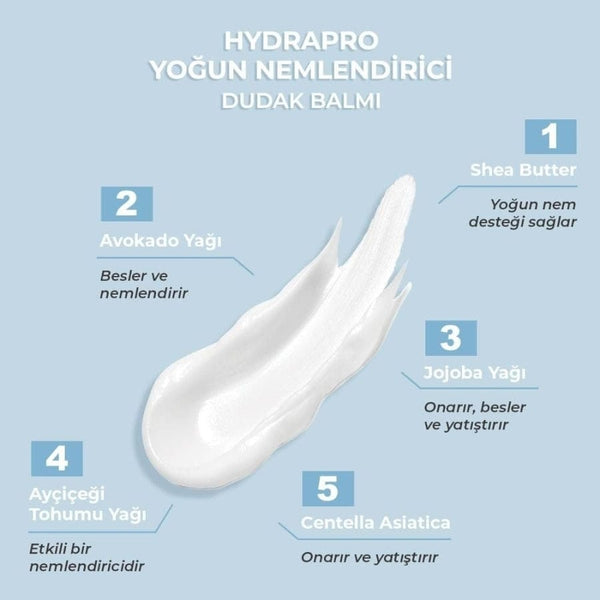 Sinoz Hydrapro Intensive Moisturizing Lip Care Balm – Avocado, Jojoba & Shea Butter, 10g