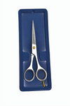 Globalstar Professional Barber Scissors 6'' Stainless Steel with Rubber Grip - Precision Hair Cutting Shears
