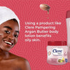 Clere Argan Butter Body Crème - Luxurious Skincare for Normal to Dry Skin with Triple Glycerine and NutriMoist