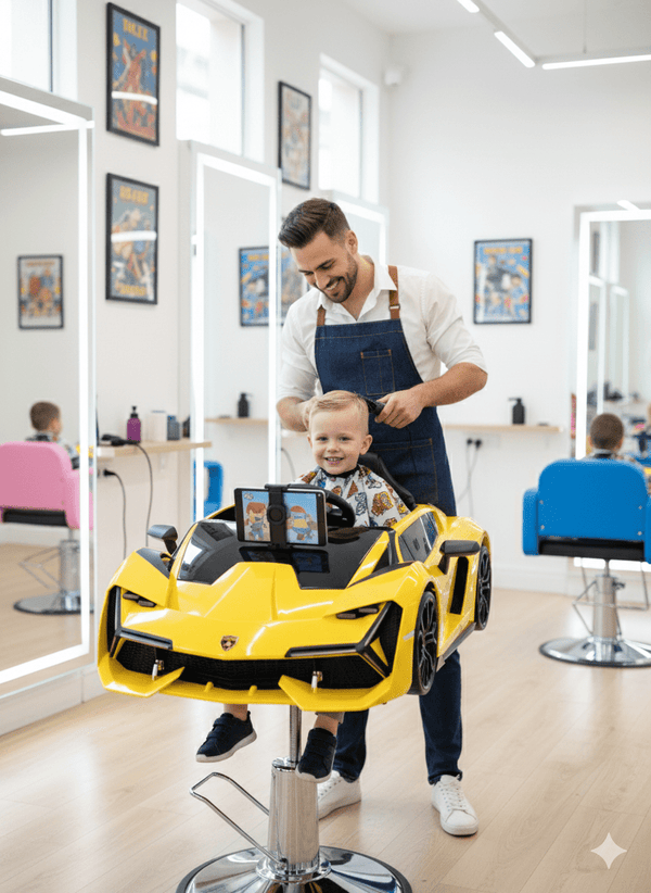 كرسي صالون الأطفال من غلوبال ستار – تصميم سيارة رياضية فاخرة