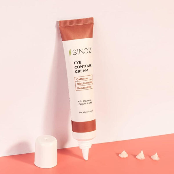 Sinoz Eye Contour Cream â€“ Brightening, Firming & De-Puffing for Dark Circles and Wrinkles, 15ml