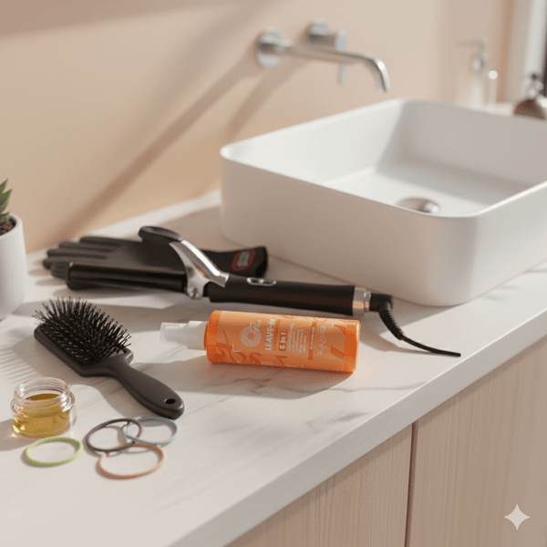 Oplus 5-in-1 Leave-In Conditioner â€“ Curl Defining, Anti-Frizz & Heat Protection, 250ml