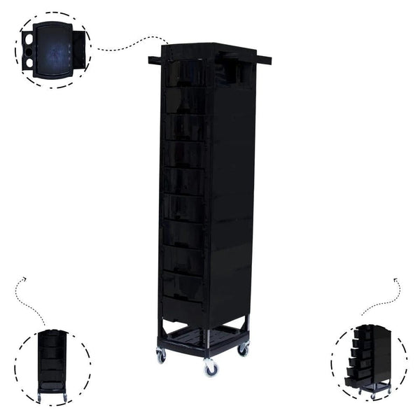 Globalstar Salon Equipment Trolley T0166 | Rolling Beauty Storage Cart