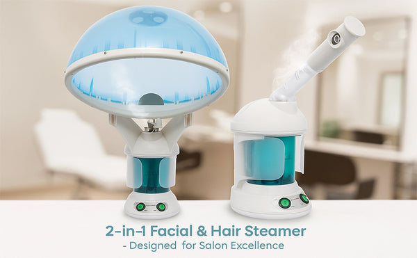 Beautystar Mini 2 in 1 Hair & Facial Steamer HF-2002