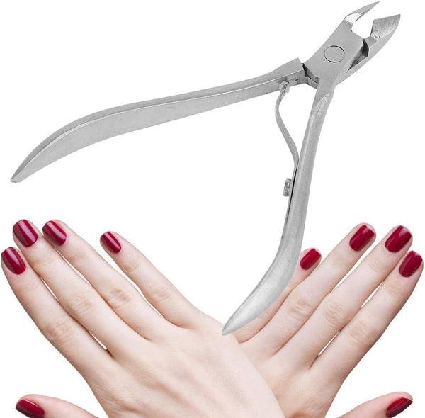 Globalstar Professional Stainless Steel Cuticle Trimmer - Perfect for Salon and Home Nail Care