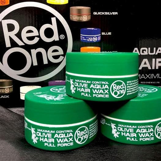RedOne Olive Aqua Hair Gel Wax Full Force (150ml) - Ultimate Hold & Shine