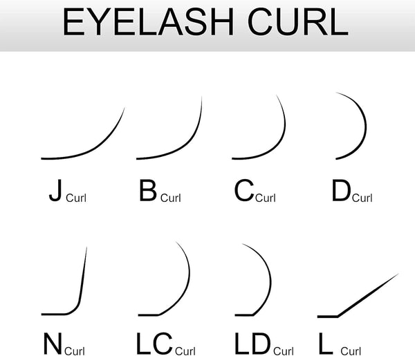 NAGARAKU Mega Volume Individual Eyelash Extensions 0.03mm D Curl 7-15mm Mix Tray