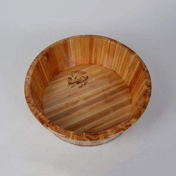 Global Star Wooden Footbath Bucket - Premium Soaking Tub for Relaxation and Detox