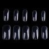 Globalstar 500pcs Clear Acrylic Style False Nail Tips with Box - Professional Salon Manicures