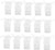 Globalstar Comfort Essentials: 50-Pack Women's Disposable White Thong Liners - Ideal for Spa, Maternity & Travel