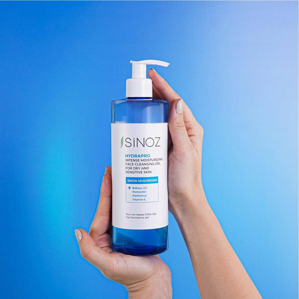 Sinoz Hydrapro Facial Cleansing Gel â€“ Intensive Moisturizing for Dry Sensitive Skin, 400ml