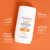 واقي الشمس السائل من سينوز بعامل حماية SPF50+ للبشرة المعرضة للبقع - حماية لطيفة وعطرة من الشمس وتوحيد لون البشرة، 50 مل 