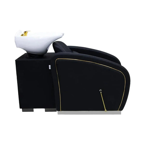 Globalstar Luxury Ladies Shampoo Chair with Footrest – Professional Salon Backwash Unit