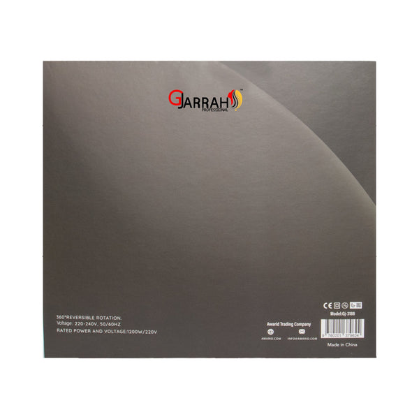 مجفف شعر ججاراه المكون من 5 قطع - جهاز تصفيف عالي الأداء بقوة 1200 واط مع دوران عكسي 360 درجة لتعدد استخدامات فائق